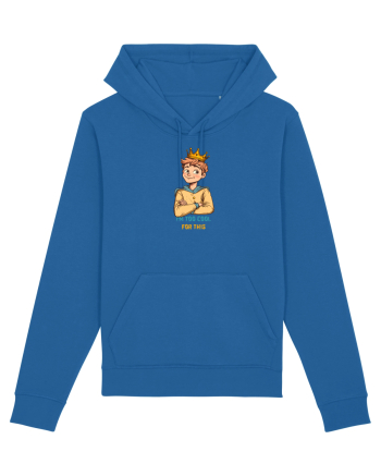 I`M TOO COOL FOR THIS - print 1 Royal Blue
