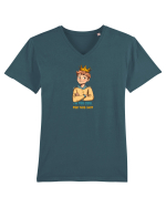 I`M TOO COOL FOR THIS SH*T - print 1 Tricou mânecă scurtă guler V Bărbat Presenter