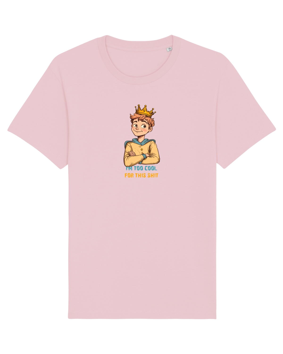 Tricou mânecă scurtă Unisex Rocker Cotton Pink