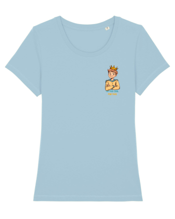 I`M TOO COOL FOR THIS - print 1 lateral Sky Blue