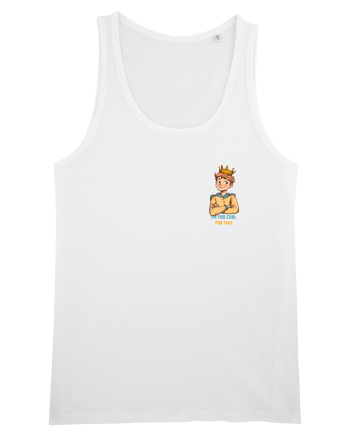 I`M TOO COOL FOR THIS - print 1 lateral White