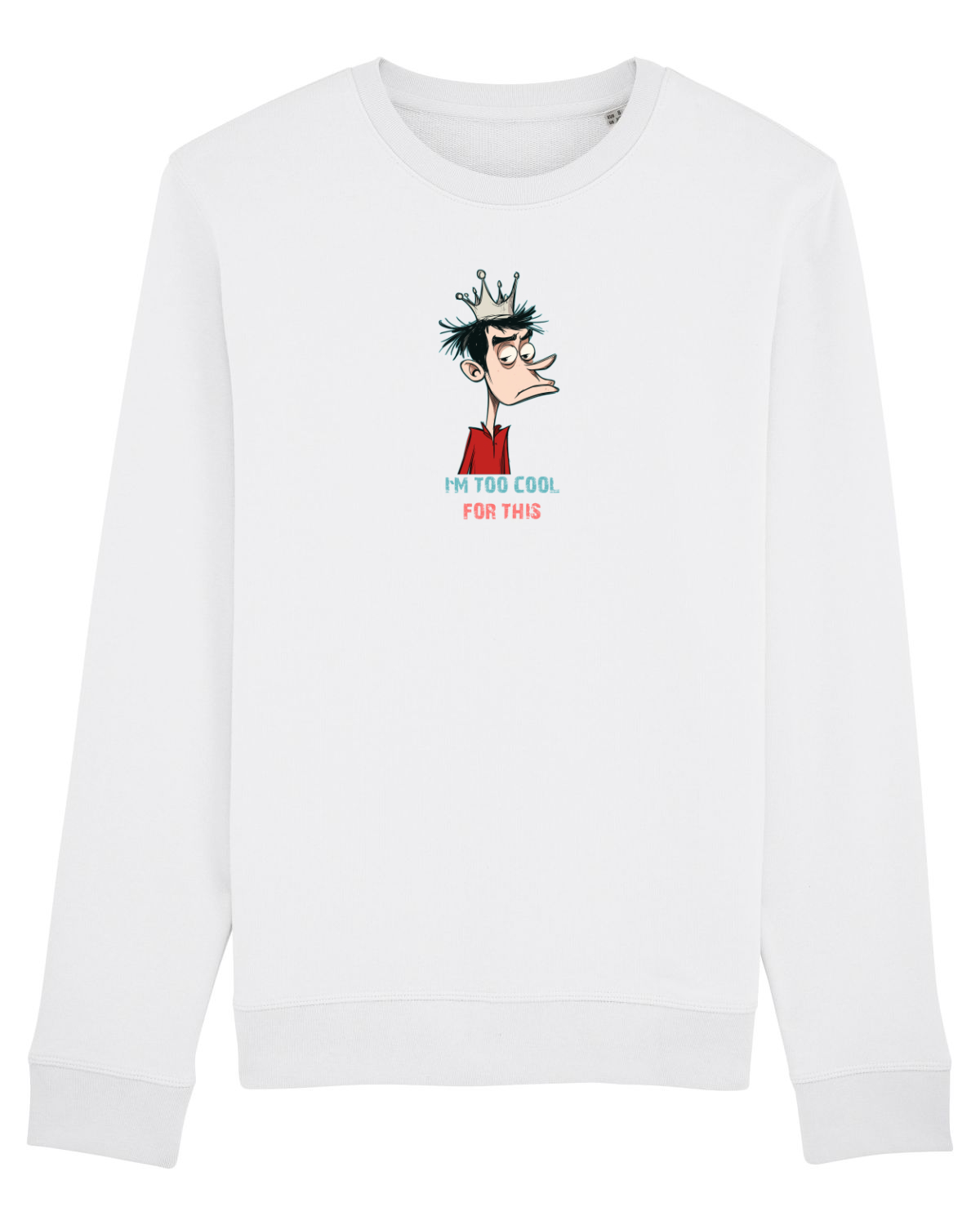 Bluză mânecă lungă Unisex Rise White