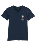 I`M TOO COOL FOR THIS - print 2 lateral Tricou mânecă scurtă guler V Bărbat Presenter