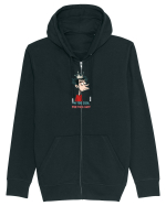 I`M TOO COOL FOR THIS SH*T - print 2 Hanorac cu fermoar Unisex Connector