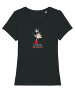 I`M TOO COOL FOR THIS SH*T - print 2 Tricou mânecă scurtă guler larg fitted Damă Expresser