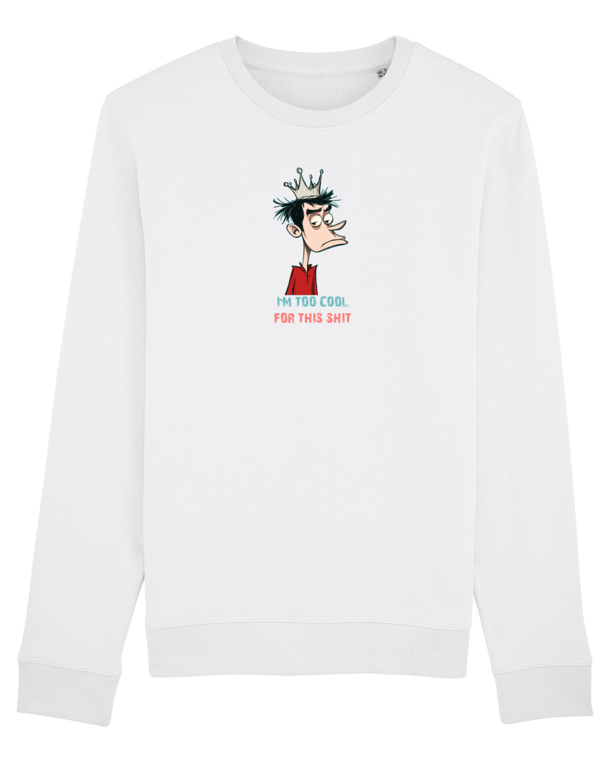 Bluză mânecă lungă Unisex Rise White