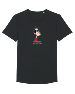 I`M TOO COOL FOR THIS SH*T - print 2 Tricou mânecă scurtă guler larg Bărbat Skater