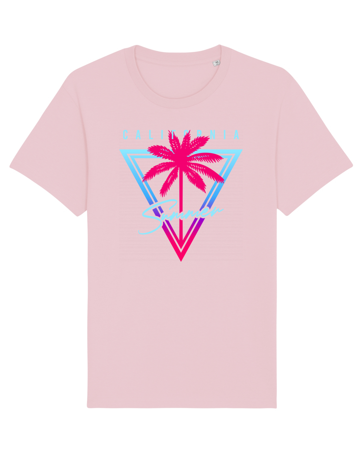Tricou mânecă scurtă Unisex Rocker Cotton Pink