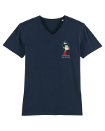 I`M TOO COOL FOR THIS SH*T - print 2 lateral Tricou mânecă scurtă guler V Bărbat Presenter