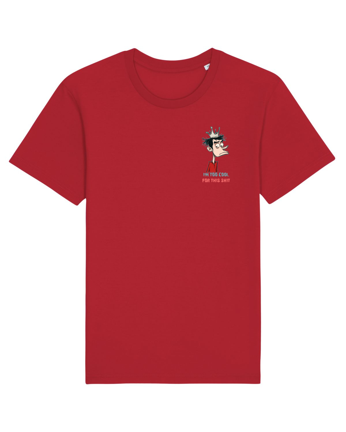 Tricou mânecă scurtă Unisex Rocker Red
