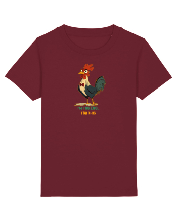 I`M TOO COOL FOR THIS - COCOS Burgundy