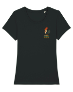 I`M TOO COOL FOR THIS SH*T - COCOS lateral Tricou mânecă scurtă guler larg fitted Damă Expresser