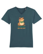 I`M TOO COOL FOR THIS SH*T -BROSCOI Tricou mânecă scurtă guler V Bărbat Presenter