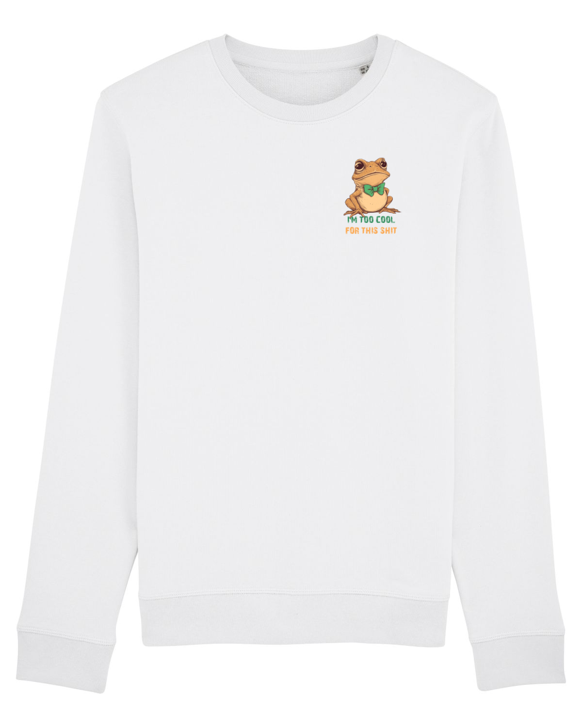 Bluză mânecă lungă Unisex Rise White