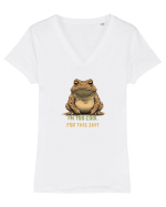 I`M TOO COOL FOR THIS SH*T -BROSCOI 2 Tricou mânecă scurtă guler V Damă Evoker