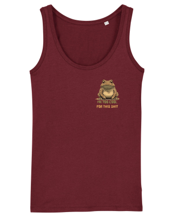I`M TOO COOL FOR THIS SH*T -BROSCOI 2  lateral Burgundy