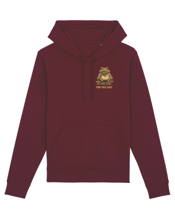 I`M TOO COOL FOR THIS SH*T -BROSCOI 2  lateral Burgundy
