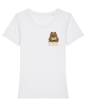 I`M TOO COOL FOR THIS SH*T -BROSCOI 2  lateral White
