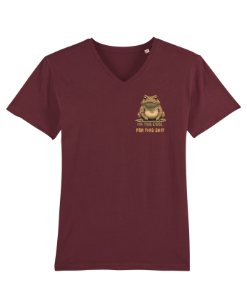 I`M TOO COOL FOR THIS SH*T -BROSCOI 2  lateral Burgundy