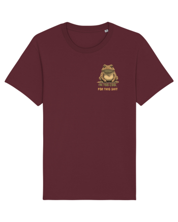 I`M TOO COOL FOR THIS SH*T -BROSCOI 2  lateral Burgundy
