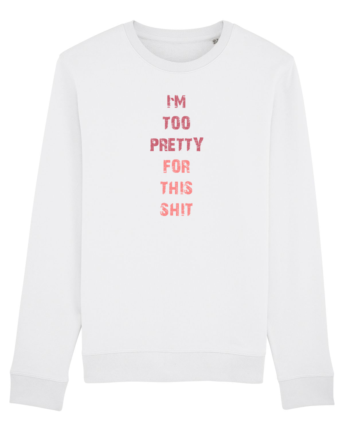 Bluză mânecă lungă Unisex Rise White
