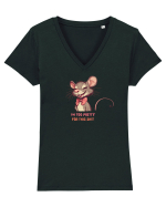 I`M TOO PRETTY FOR THIS SH*T - SOARECE Tricou mânecă scurtă guler V Damă Evoker