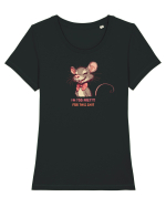 I`M TOO PRETTY FOR THIS SH*T - SOARECE Tricou mânecă scurtă guler larg fitted Damă Expresser
