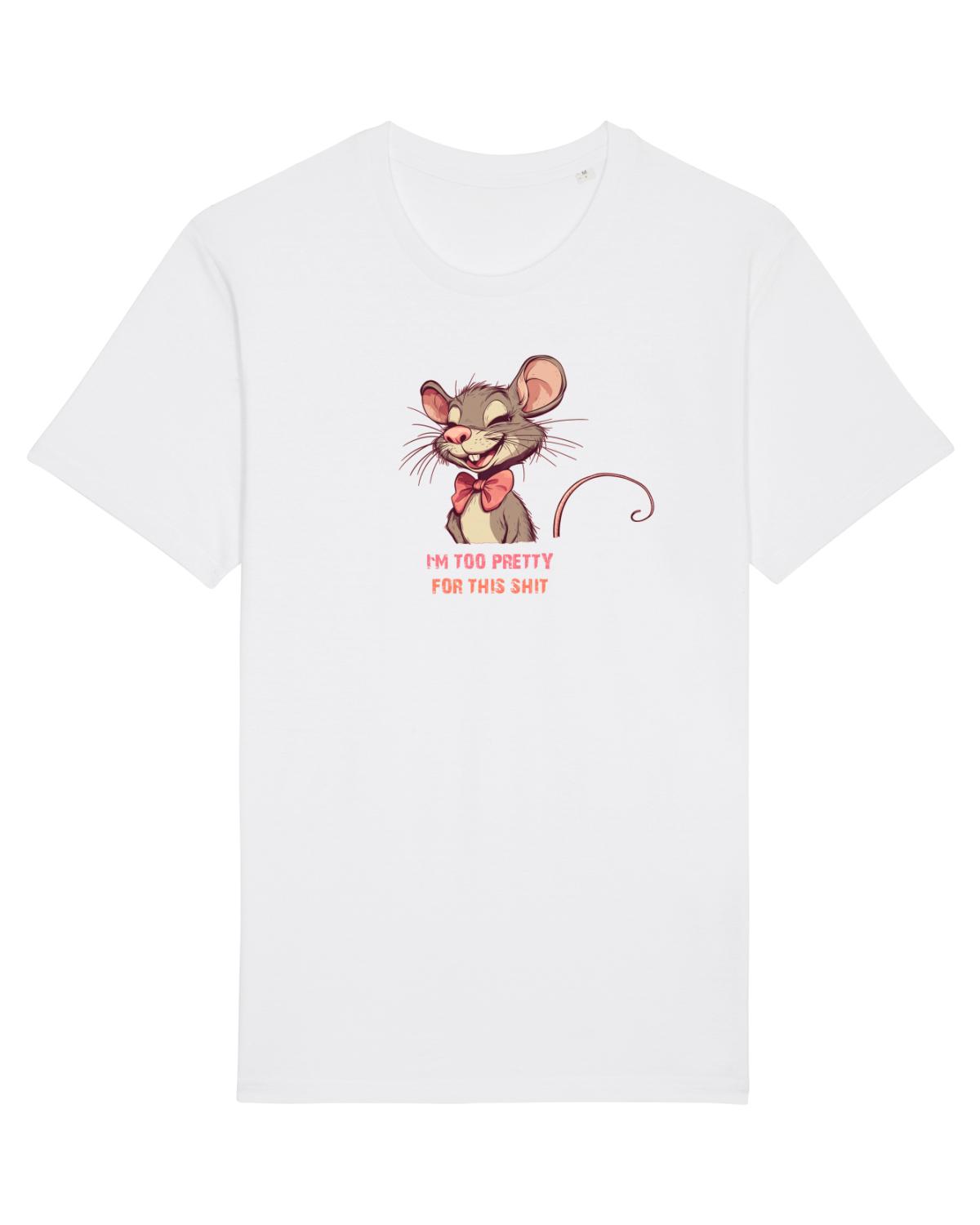 Tricou mânecă scurtă Unisex Rocker White