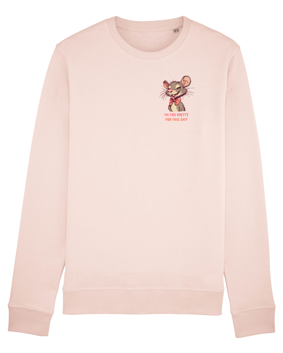 Bluză mânecă lungă Unisex Rise Candy Pink