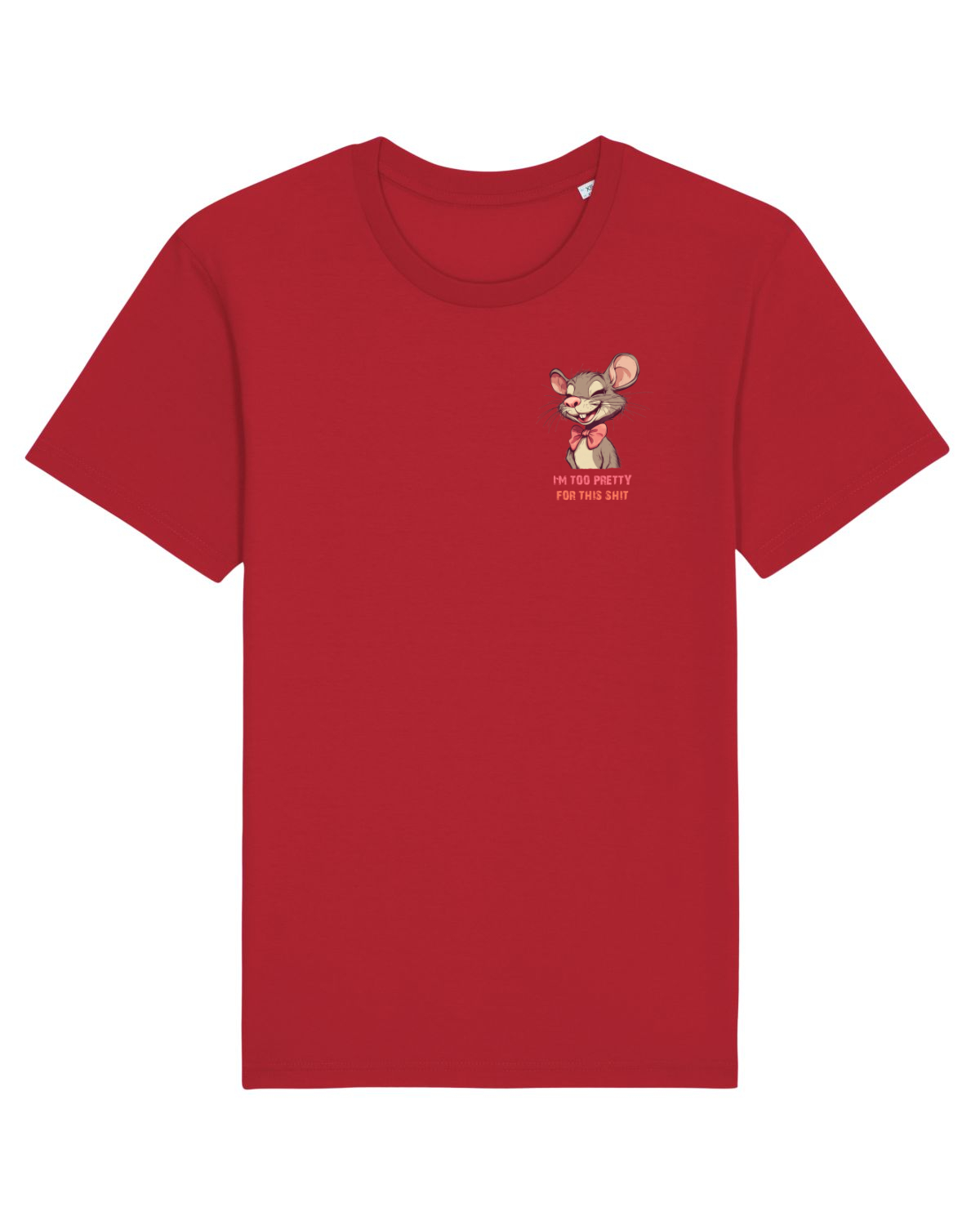 Tricou mânecă scurtă Unisex Rocker Red
