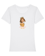 I`M TOO PRETTY FOR THIS - PRINTESA Tricou mânecă scurtă guler larg fitted Damă Expresser