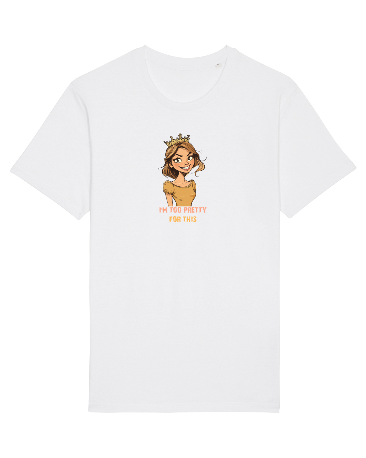 Tricou mânecă scurtă Unisex Rocker White