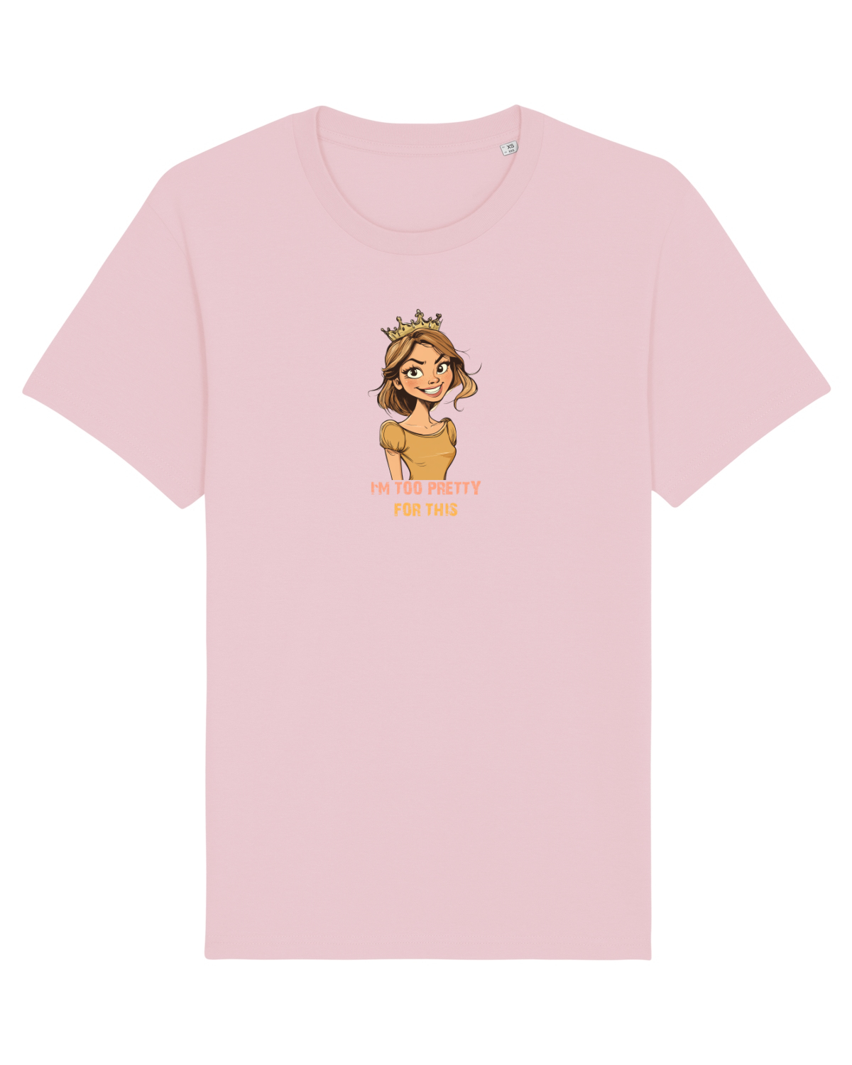 Tricou mânecă scurtă Unisex Rocker Cotton Pink