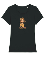 I`M TOO PRETTY FOR THIS SH*T - PRINTESA Tricou mânecă scurtă guler larg fitted Damă Expresser