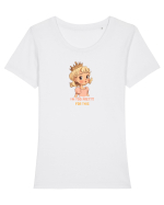 I`M TOO PRETTY FOR THIS  - PRINTESA 3 Tricou mânecă scurtă guler larg fitted Damă Expresser
