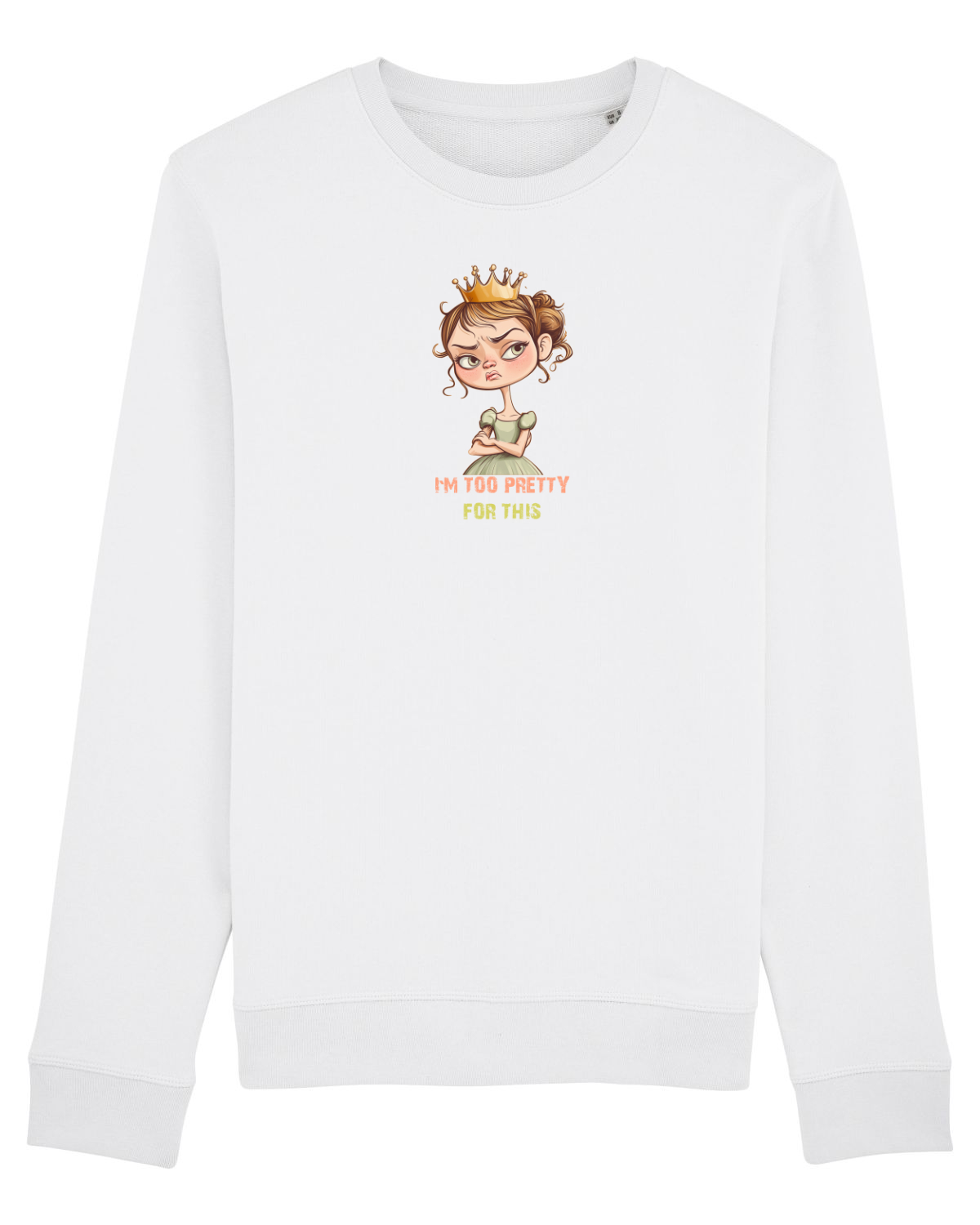 Bluză mânecă lungă Unisex Rise White