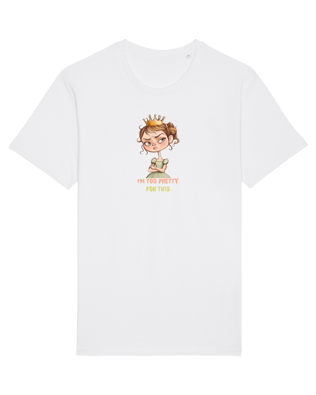 Tricou mânecă scurtă Unisex Rocker White