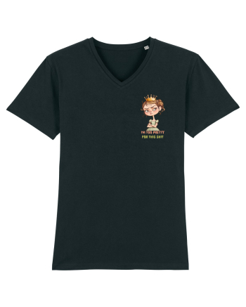 I`M TOO PRETTY FOR THIS  SH*T - PRINTESA 4 lateral Black