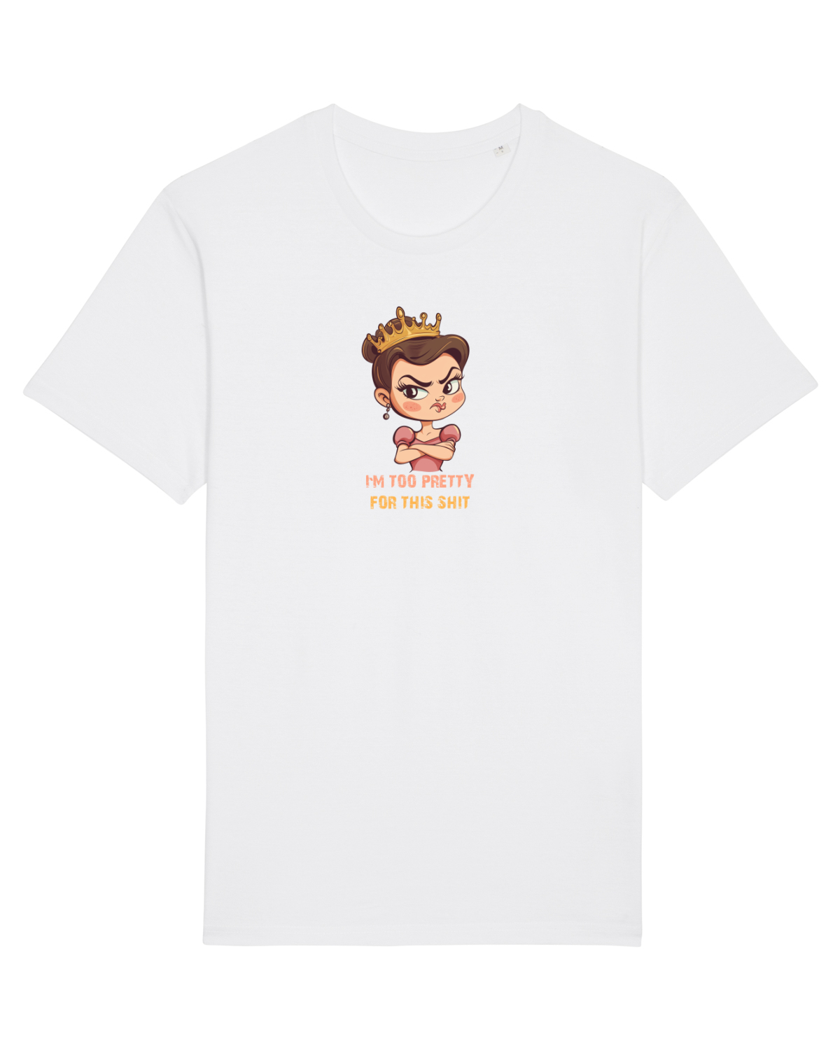 Tricou mânecă scurtă Unisex Rocker White