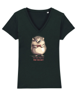 I`M TOO PRETTY FOR THIS  SH*T - ARICI Tricou mânecă scurtă guler V Damă Evoker