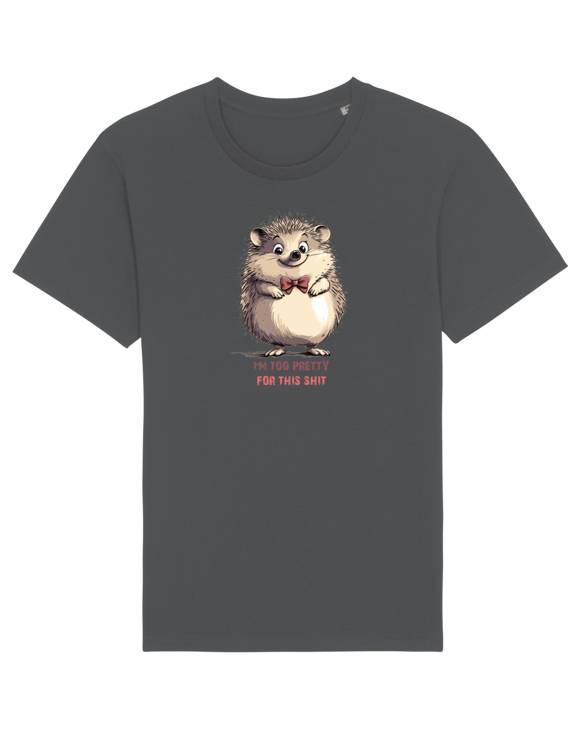 Tricou mânecă scurtă Unisex Rocker Anthracite