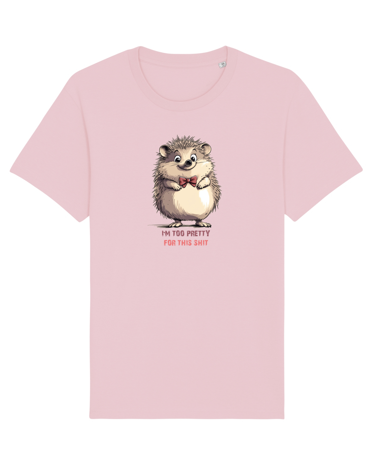 Tricou mânecă scurtă Unisex Rocker Cotton Pink