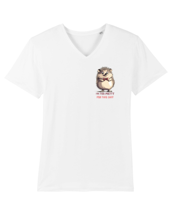 I`M TOO PRETTY FOR THIS  SH*T - ARICI lateral White