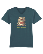 I`M TOO PRETTY FOR THIS SH*T - BROASCA Tricou mânecă scurtă guler V Bărbat Presenter