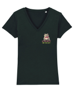 I`M TOO PRETTY FOR THIS SH*T - BROASCA 2 lateral Tricou mânecă scurtă guler V Damă Evoker
