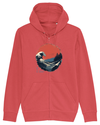 JAPONIA - THE GREAT WAVE OFF KANAGAWA  Carmine Red