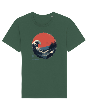 JAPONIA - THE GREAT WAVE OFF KANAGAWA  Bottle Green