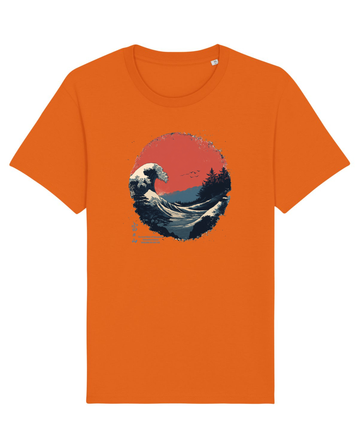 Tricou mânecă scurtă Unisex Rocker Bright Orange
