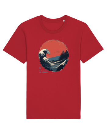JAPONIA - THE GREAT WAVE OFF KANAGAWA  Red