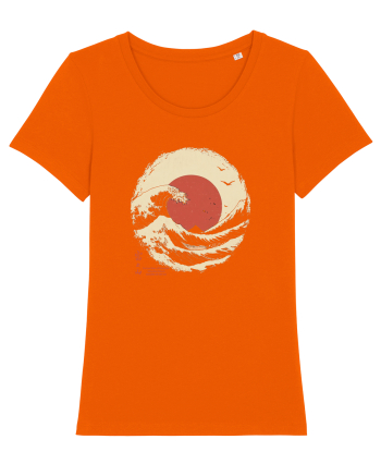JAPONIA - THE GREAT WAVE OFF KANAGAWA 2  Bright Orange
